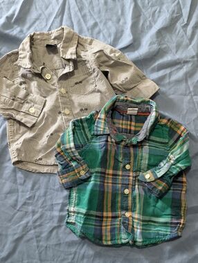 GUC Size 3-6M GAP Button Up Shirts *S17